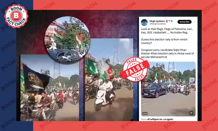 Maharashtra Polls: Video Of Flags On Milad-Un-Nabi Peddled As Congress Rally