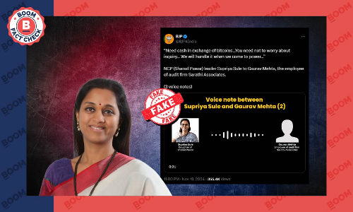 BJP Posts Fake AI Audio Clips of Sule, Patole, Alleges Poll Fraud
