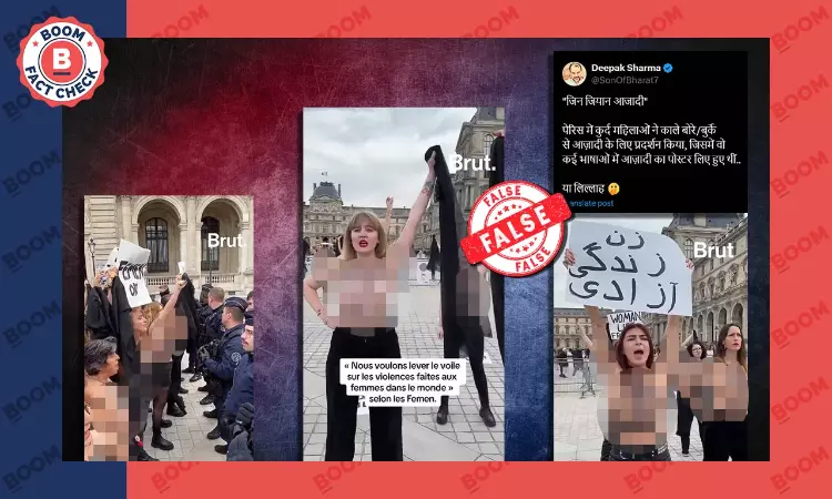 Video Of Women Protesting Topless in France Viral With False Claim