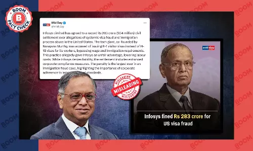 Infosys $34 Mn Fine For Alleged Visa Fraud In US In 2013 Misreported As Recent