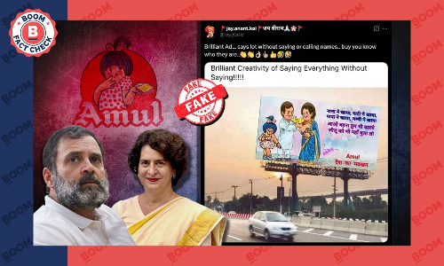 Fake Amul Ad Targeting Gandhi Family Revived