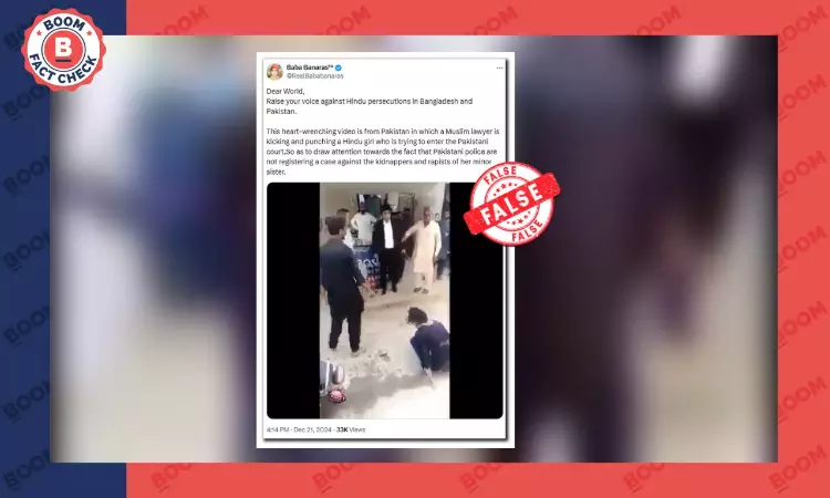 Video Of Lawyers Assaulting Woman In Pakistan Revived With False Claim