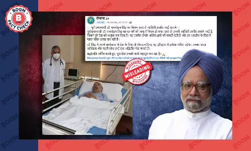 Manmohan Singhs Old Photo At A Hospital Viral As His Final Moments