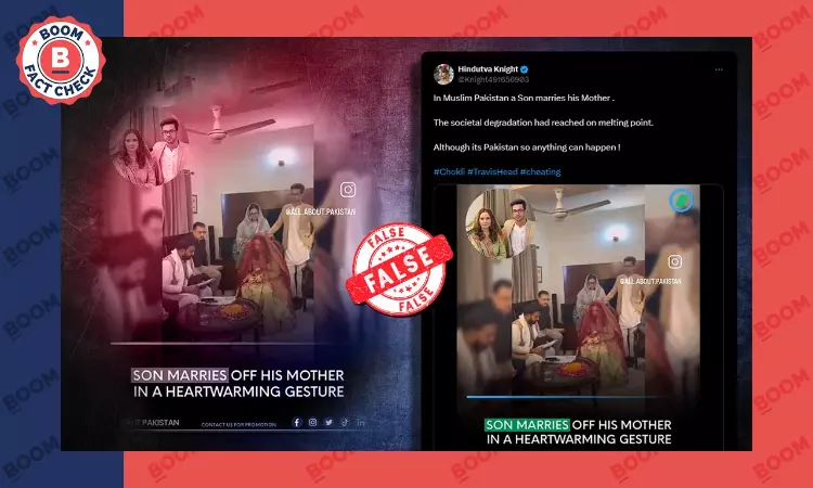 Viral Posts Falsely Claim Son Married His Mother In Pakistan