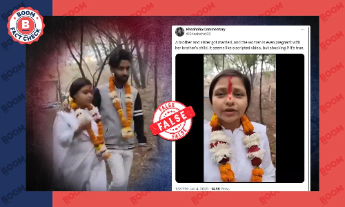 Scripted Video Peddled As Hindu Woman Marrying Brother