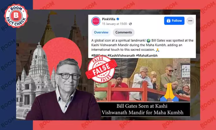 Video Does Not Show Microsoft Co-founder Bill Gates Attending Maha Kumbh