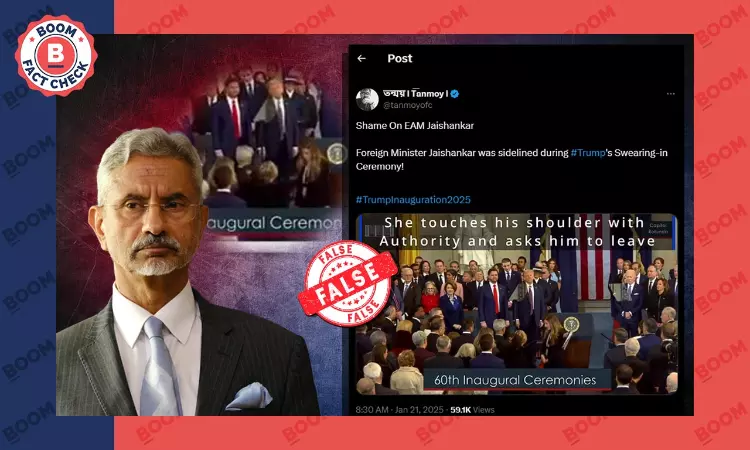 Video Does Not Show S Jaishankar Being Asked To Leave Trump’s Inauguration