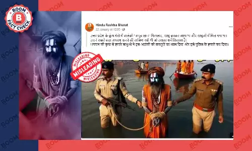 Muslim Man Dressed As A Sadhu Was Not Arrested From Kumbh; AI Photo Viral