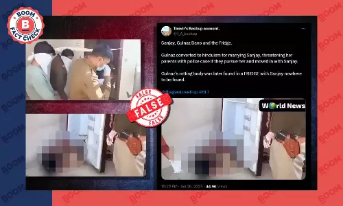 Incident Of Womans Murder In MP Peddled With False Communal Claim