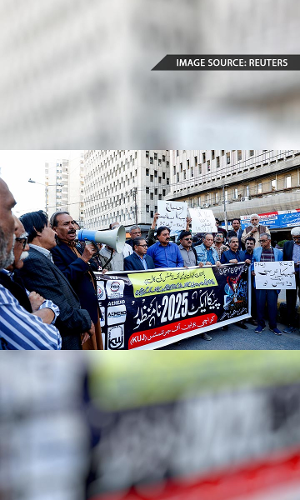 Pakistan Journalists Rally Against Controversial Bill Limiting Free Speech