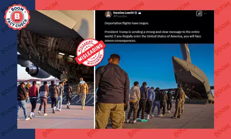 Visuals Of Guatemala Immigrants Deported From US Peddled As Indians