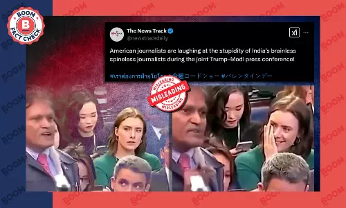 Old Video Of US Journalist Mocking Indian Reporter Linked To Trump Modi Presser