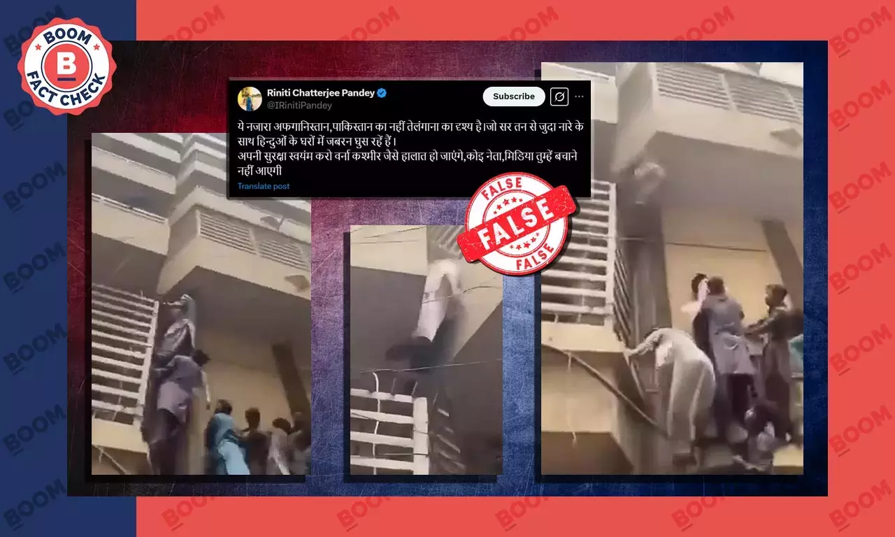 Old Video Of Attack On Hindu Man In Pakistan Peddled As Telengana