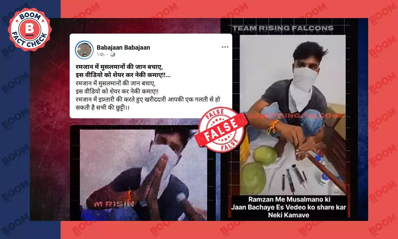 Scripted Video Of Man Injecting Chemicals In Watermelon Viral With Communal Claim