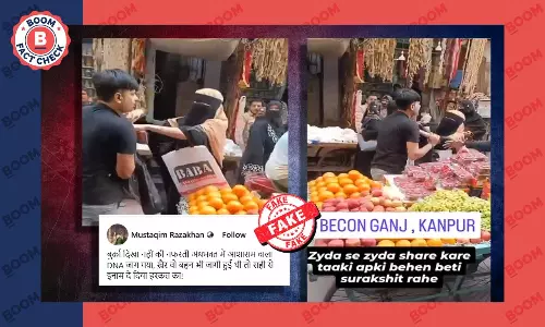 Video Of Burqa-Clad Woman Beating Molester Shared With Communal Twist