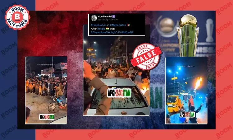 Old Clip Of Afghan Fans Celebrating Falsely Linked To India’s ICC CT 2025 Win