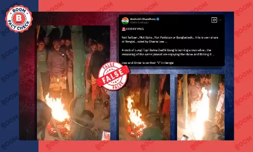 Video Of Man Being Burnt In Bangladesh Falsely Peddled As West Bengal