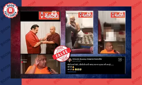 Video Of Assault On Sri Lankan Monk Revived With False Links To Swami Anand Swaroop