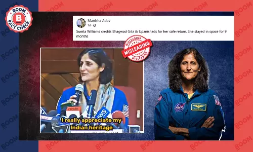 2013 Video Of Sunita Williams On Bhagavad Gita Viral As Recent