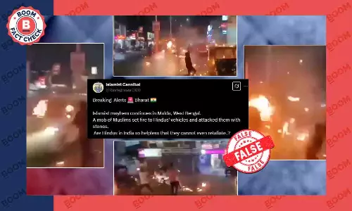 Video From Bangladesh Falsely Shared As Violence In Malda, West Bengal