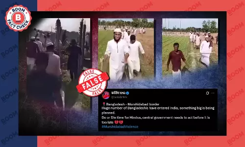 Video Does Not Show Infiltration From Bangladesh To Murshidabad