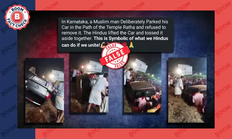 Video Of Car Being Overturned in Karnataka Temple Procession Resurfaces