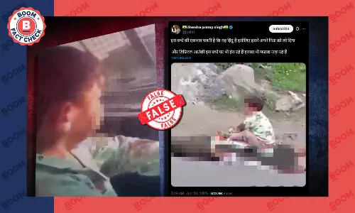 Pahalgam Attack: Video Of Child Sitting On Corpse And Crying Is Old