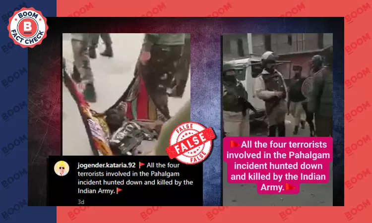 2018 Video Falsely Viral As Army Action Against Pahalgam Terror Suspects