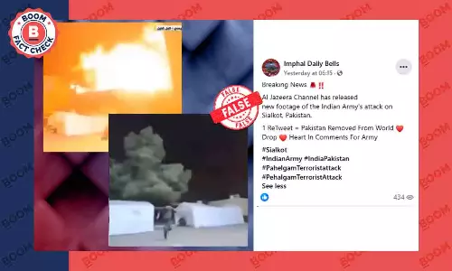 Video Of Israel Bombing Gaza Viral As Indian Army Attack On Pakistan