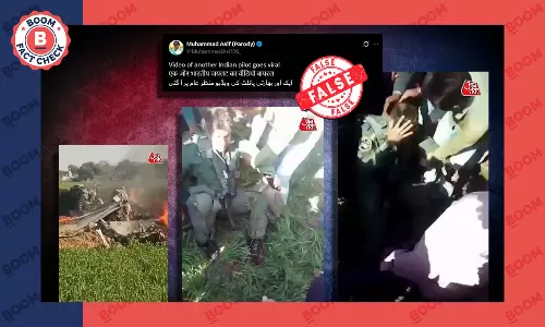Old Video Viral Claiming IAF Pilot Rescued After Operation Sindoor