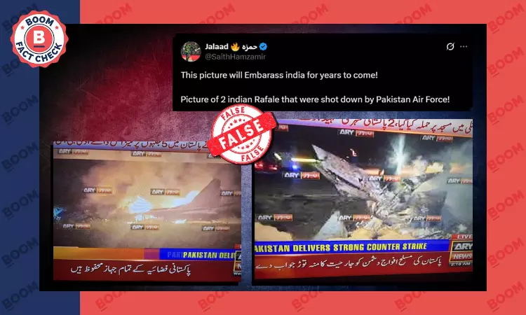 Photos From Old IAF Crashes Peddled As Indian Rafales Shot Down By Pakistan