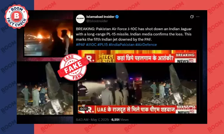 Doctored Republic Bharat Clip Viral As Pak Army Shooting Down Indian Jet