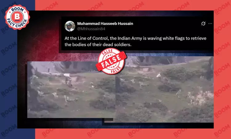 Video Of Pak Soldiers Viral As Indian Army Waving White Flags To Retrieve Bodies