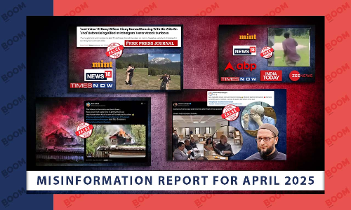 BOOM Report: Pahalgam Attack Triggers Surge in Disinformation In April