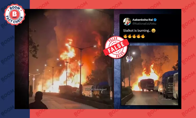 No, This Viral Video Does Not Show Indias Strikes On Sialkot