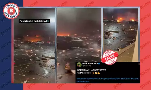 Video From Philadelphia Viral As INS Vikrant Attack On Karachi Port