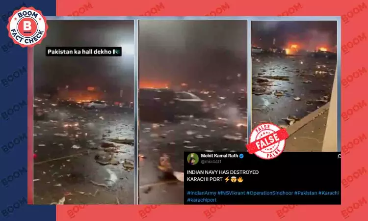 Video From Philadelphia Viral As INS Vikrant Attack On Karachi Port