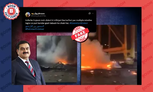 2021 Video From Dubai Viral As Adani Hazira Port Attacked By Pakistan