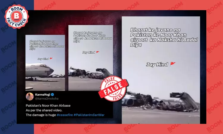 Sudan Airport Video Viral As Damage To Pakistans Nur Khan Airbase