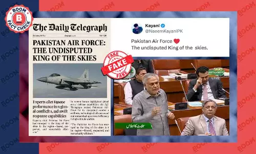 Pakistans Deputy PM Quotes Fake Article To Hail PAF Over Indian Air Force