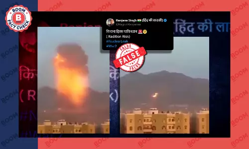 Old Video Shared As Indias Attack In Pakistans Kirana Hills