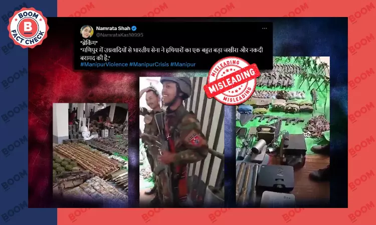 Video From Myanmar Viral As Weapons Seized From Militants In Manipur
