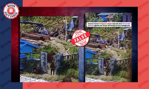 Video Does Not Show Tripura Tribals Attacking Bangladeshi Infiltrators