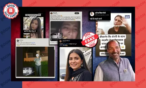 Visuals Of Unrelated Women Misidentified And Linked To Manohar Dhakad Case