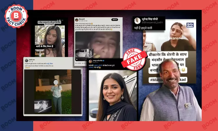 Visuals Of Unrelated Women Misidentified And Linked To Manohar Dhakad Case