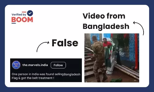 Video From Dhaka Viral As Man Assaulted For Selling Bangladesh Flag In India