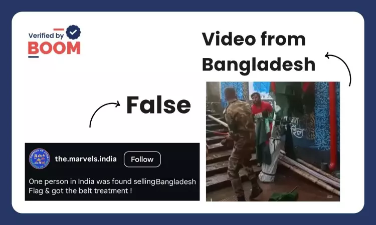 Video From Dhaka Viral As Man Assaulted For Selling Bangladesh Flag In India