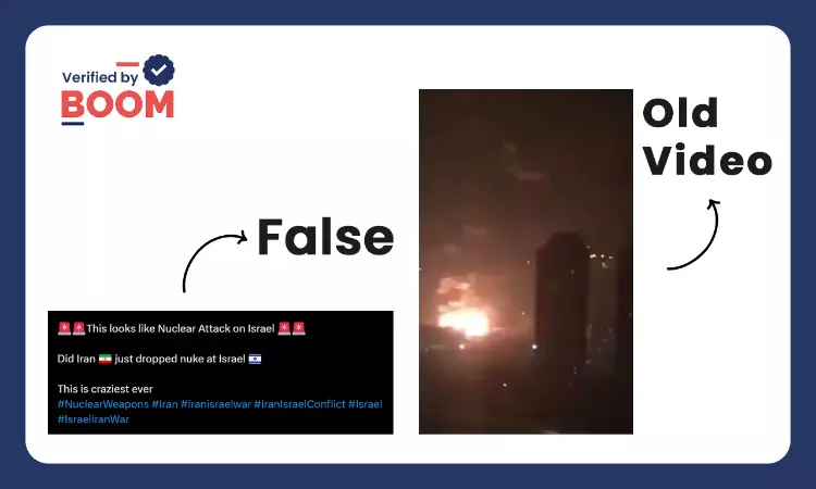 Old Video Of Explosion In China Shared As Irans Nuclear Attack On Israel