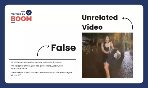 Video Does Not Show Woman Dancing To Protest Against The Iranian Regime