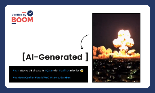 AI-Generated Video Viral As Irans Attack On US Base In Qatar